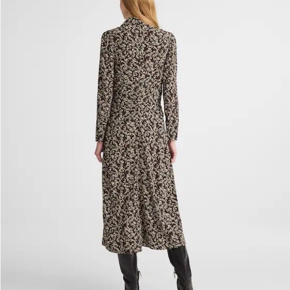 Madewell Brown Long Sleeve Dress - Picture 2 of 8